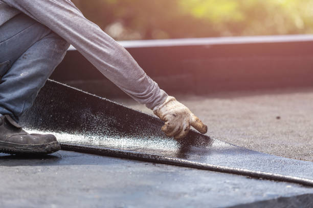 Professional Basement Waterproofing technician working in Twinsburg, OH